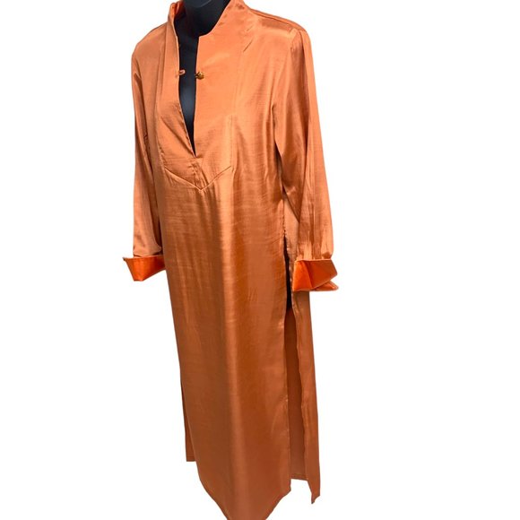 LOULOU DE LA FALAISE Tangerine Kaftan Dress Womens - Picture 3 of 13